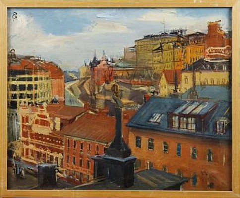 Vårdag, Stockholm (mosebacke) by Gunnar PERS