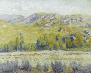 Landscape With Trees And Hills by Maurice BRAUN
