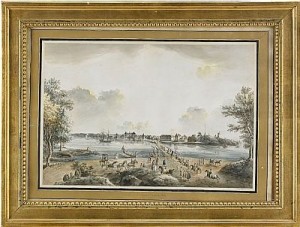 Kongl. Lust Slottet Drottningholm, Chateau Roy. De Drottningholm by Johan Fredrik MARTIN