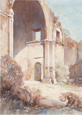 Mission San Luis Rey, California by Carl Oscar BORG