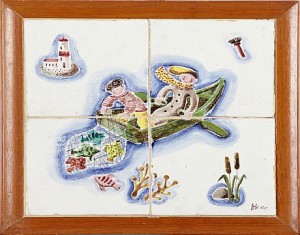 Par I Eka by Gocken JOBS - auction artwork with signature