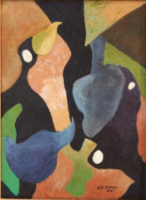Composition With Bird by Hernando Ruiz OCAMPO