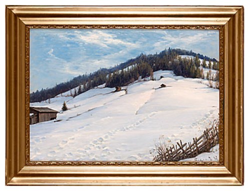 Vinterlandskap by Sigvard HANSEN