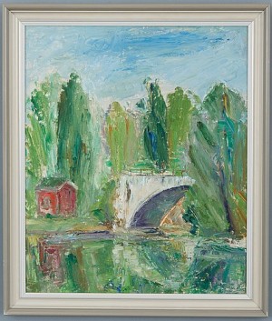 Virran Silta In Luopioinen, Puutikkala by Taisto AHTOLA