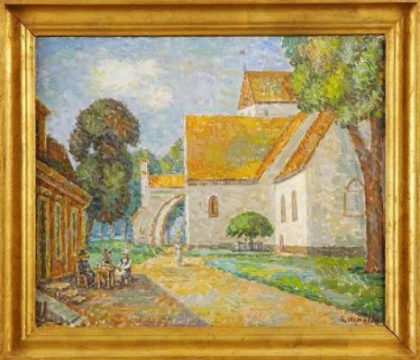 Kyrkan I Ronneby by Gustaf ARNOLDS