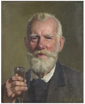 Portrait Of A Celebrating Man by Nikolai Vassilievich NEVREV