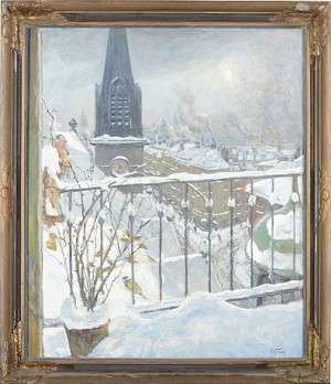 Utsikt Från Balkong by Wilhelm TUPY