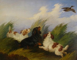 (2) Paintings Of Hunting Dogs by Paul JONES