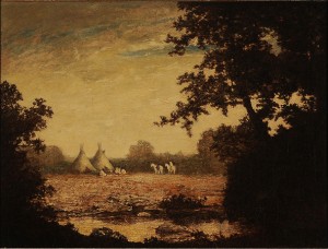Indian Encampment by Ralph Albert BLAKELOCK