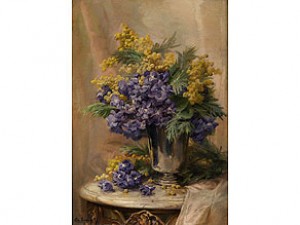 Blumenstilleben by Léo LOUPPE - auction artwork with signature