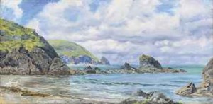 Forest Creek, Newport Sandbanks, Pembrokeshire by John BRETT