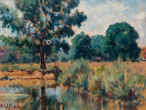 Summer Landscape by Alfred William FINCH