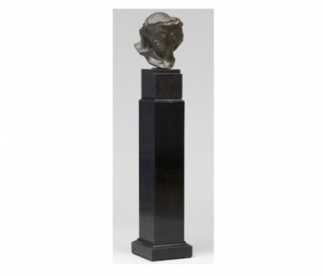 Kvinnohuvud by John LUNDQVIST - auction artwork with signature