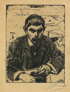 Albert Engström by Anders ZORN