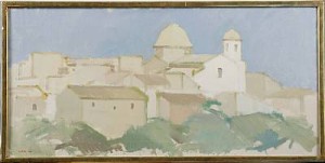 Sydländsk Stadsbild by Gustav ARNE