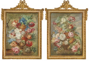 Blomsterstilleben by Jan Frans Van DAEL - auction artwork with signature