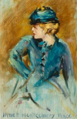 Portrait Of A Fair Lady by James Montgomery FLAGG