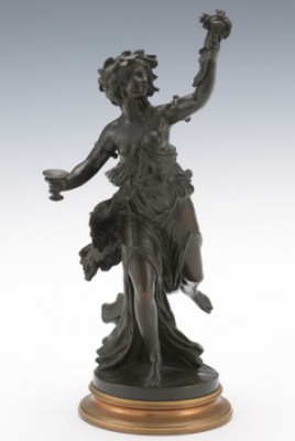 Jeune Bacchante by Joseph-Charles MARIN - auction artwork with signature