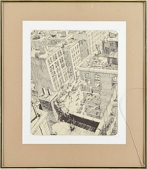 (6) City: A Narrative by Will EISNER - auction artwork with signature
