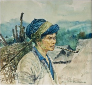 Pao-lady, Burma by Kyaw THAUNG