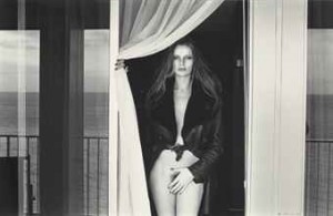 Portrait Of Veruschka On The Terrace Of The Presidential Suite, Hotel Meridian, Nice, 1975 by Helmut NEWTON