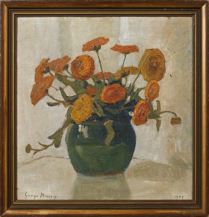 Blomsterstilleben by Georges MOSSON - auction artwork with signature