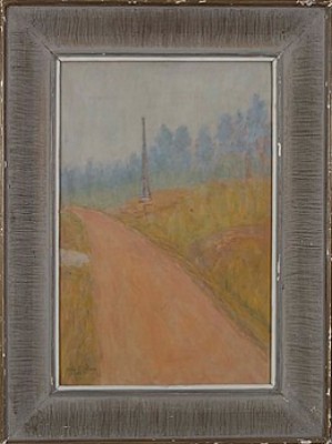 Motiv Med Landsväg by August SOLDAN - auction artwork with signature