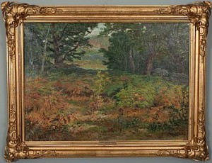 Skogsdunge I Höstfärger by Charles Ferdinand CERAMANO - auction artwork with signature