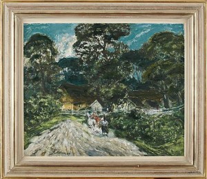 Motiv Från Runö/ruhnu Maastik äestajaga by Erik HAAMER