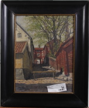 Pilens Backe I Linköping by Gunnar WEINBERG - auction artwork with signature