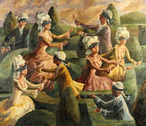 Blind Man's Bluff by Anatol CHECHIK - auction artwork with signature