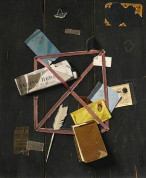 Old Time Letter Rack by John Frederick PETO