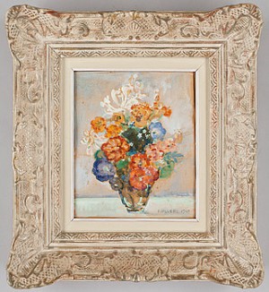 Blomsterstilleben by Edvin OLLERS