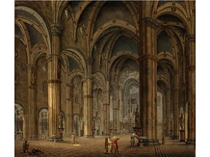 Kircheninneres Der Certosa Di Pavia by Maximilian De HASE