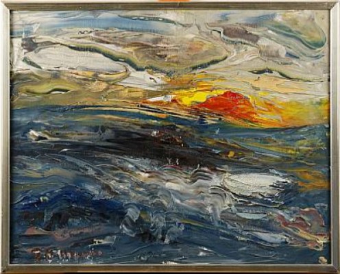 Solnedgång by Helmut MANTEL