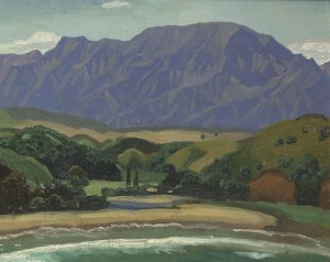 A View Of The Hawaiian Coast And Two Other Hawaiian Subjects (a Group Of Three) by Eugene Francis SAVAGE