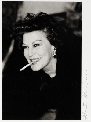 Ava Gardner, London 1984 by Helmut NEWTON