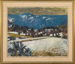 Vinterlandskap by Erling ENGER