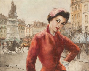 ''cannes'', Portrait Of A French Woman by Pal FRIED