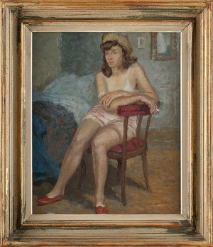 Sittande Modell by Greta GERELL