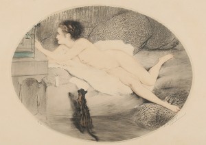 Naken Kvinna by Paul Emile FELIX - auction artwork with signature