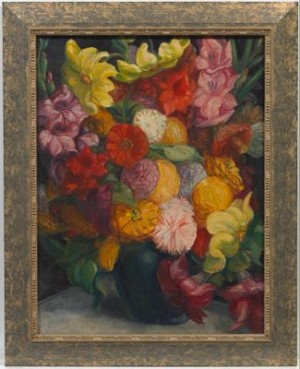 Floral Still Life by Henry George KELLER