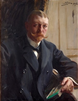 Porträtt Av Disponent Franz Heiss J:or by Anders ZORN