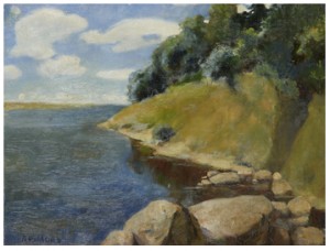 Coastal Landscape by Arkadi Alexandrovich RYLOV