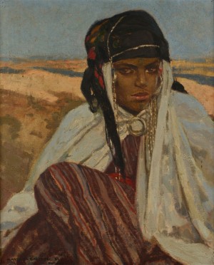 Femme Fille De Boghari by Marco De GASTYNE - auction artwork with signature