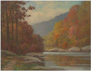 Mountain Stream by Albert Francis KING