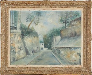 Vieux-rue De L`abreuvoir, Montmartre by Emile BOYER - auction artwork with signature