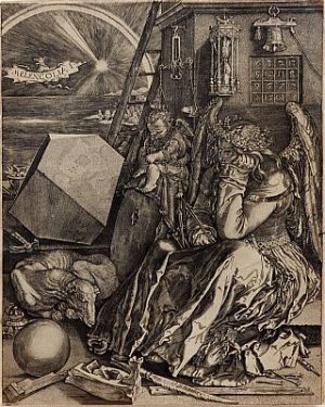 Melencolia I, Sannolikt Utförd Av Johann Wierx Omkring 1600, Senare Avdrag by Albrecht DÜRER