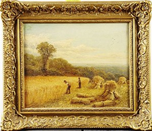 Landskap Med Skördearbetare by Charles Henry PASSEY