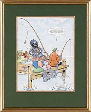 Originalteckning För åsa-nisse, Nr 8, 1981 by Gösta GUMMESSON - auction artwork with signature